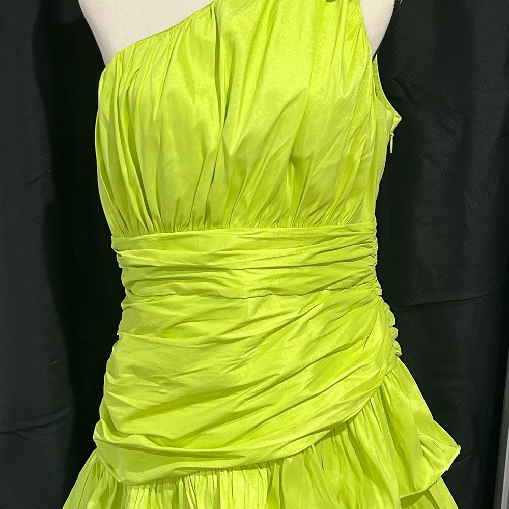 Gabrielle Union Limestatic Neon Dress